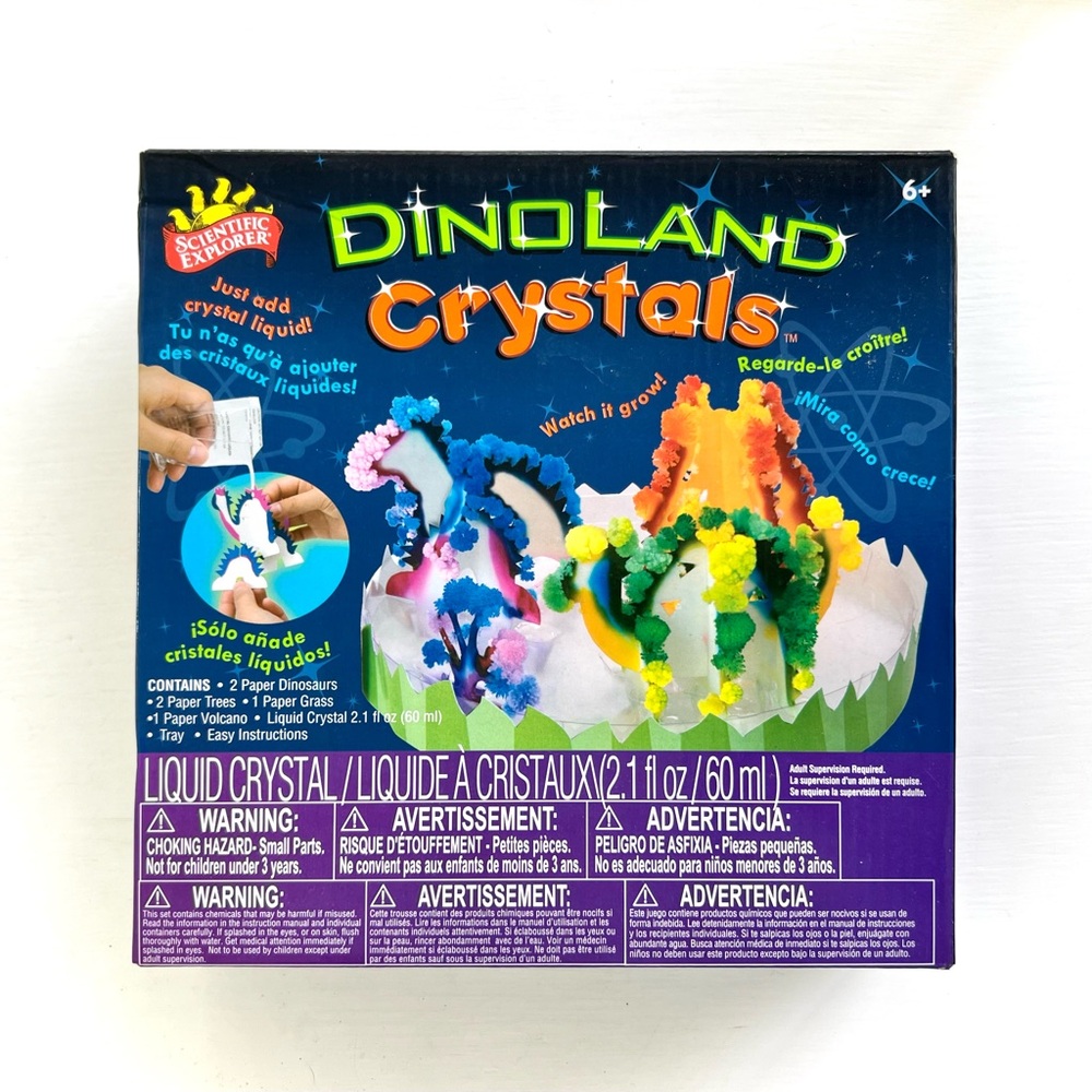 NEW in Box Dinoland Dinosaur Crystal Kit Kids Science Project Educational Set